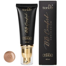 BB-Comfort maskuojamasis kremas su PDRN, 40 ml. (tonas 02) Caramel