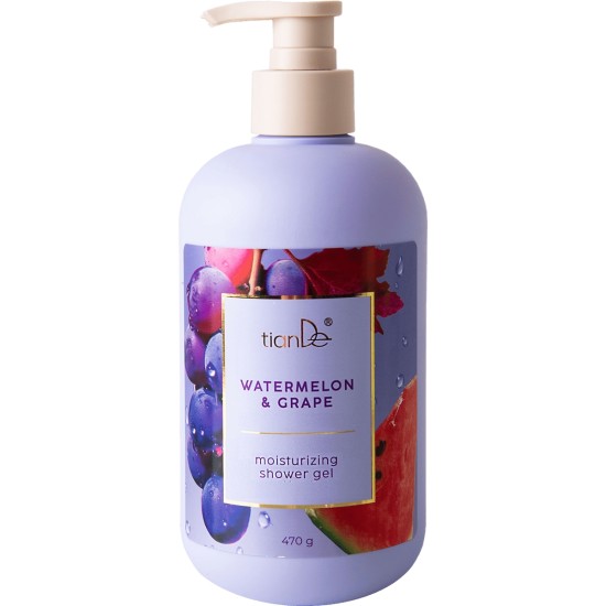 Drėkinamoji dušo želė “Arbūzas ir vynuogės”, 470 g.