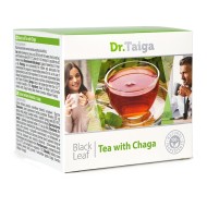 Juodųjų lapų arbata su čaga 20 pakelių po 2 g.